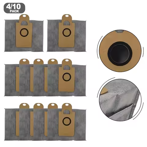 High-Capacity Disposable Vacuum Bags For SwitchBot K11+ Vacuum Cleaner Home Parts Sweepers Accessori