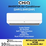 CHIQ Inverter Air Conditioner 1HP 1.5HP 2HP Penghawa Dingin