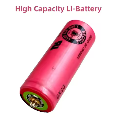 3.7V Battery New Original 18500 Lithium Rechargeable Suitable for Braun Shaver 720s-4 790cc-4 S5/S7/