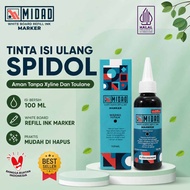 Tinta Spidol Whiteboard MIDAD Refil Tinta Spidol 100 ml   | Aman Tanpa Xylene Dan Toulene   | Isi Be
