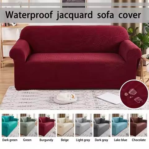 1PC Thick Sofa Cover Elastic Jacquard Sofa Cover for Living Room 1/2/3/4 Seater Sofa Cover L-shaped