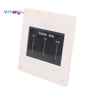 Interference Diffraction Grating Set Optical Physics Demonstration Tool Slit 0.05mm Spacing Scientif