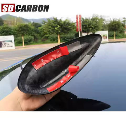 For BMW 2 3 4 series F30 F32 G22 M2 F87 M3 F80 G80 M4 F87 G82 Carbon fiber antenna cover shark fin s