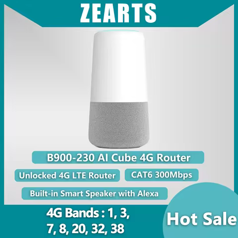 HW B900-230 AI Cube Wireless Router 4G LTE Cat 6 300Mbps High-Speed Internet Connection LTE Cat 6 4G
