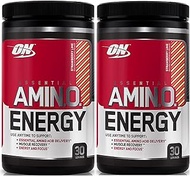 Optimum Nutrition Essential Amino Energy, Pack of Two 30 Servings (Strawberry Lime 2 x 30 Servings)