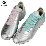 KELME Man MG Soccer Shoes Artificial Grass Slip-Resistant Cushioning Training Football Shoes Futsal Match Sneaker Football Boot