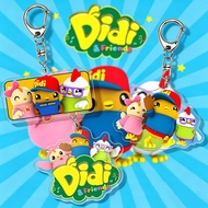 Didi&Friends Acrylic Keychain Set Cute Cartoon Keychain Children's Bag Pendant Cute Didi&Friends Acr