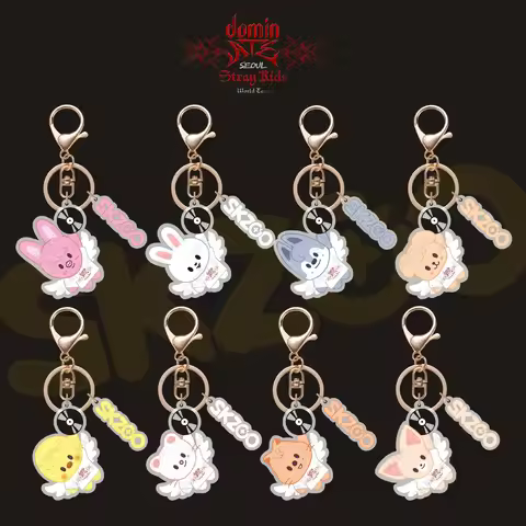 SKZOO Acrylic Keychain New SKZOO Same Series Cartoon Keychain Bag Decorative Pendant