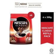 NESCAFE Classic Refill Pack (200g x 6 packs)