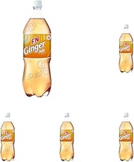 F&N Sparkling Flavoured Drink, Ginger Ale, 1.5L (Pack of 5)