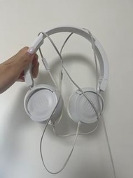 JBL white headphones