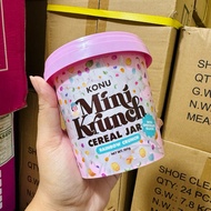 Konu Mini Krunch Cereal Jars Ready-to-eat Matcha Choco Pistachio Cookies Duo Rainbow Strawberry Taro