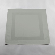 100% Cotton Satin Band Design Table Napkin for Hotel Restaurant Party Event, 56x56cm, Grey