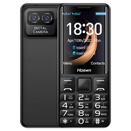 Mini i79 (H6) โทรศัพท์มือถือผู้สูงอายุ 2G 2.4 นิ้วหน้าจอ TFT 32MB RAM ไฟฉาย Dual SIM แป้นพิมพ์ภาษาอังกฤษโทรศัพท์มือถือ