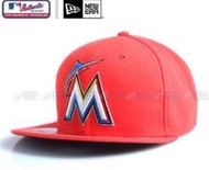 MLB~New Era創信代理~邁阿密馬林魚5231306-006~59FIFTY~球員版棒球帽(全封式)