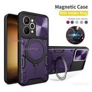 Casing For Realme 15 Pro 15T 2025 5G Case Shockproof Magnetic Holder Car Ring Cover For Realme15 15P