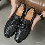 High Quality Brogues Social Party Leather Casual Business Shoes For Men Tassel Wedding Men's Dress S