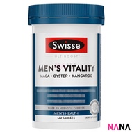 Swisse Ultiboost Men's Vitality (Maca + Oyster + Kangaroo) 120 Tablets (EXP:05 2027)