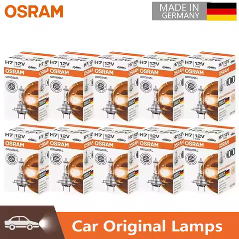OSRAM H4 H7 H11 9005 9006 Car Original Lamps White Headlight H8 H9 H16 HB3 HB4 Halogen Bulbs Made in