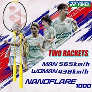 YONEX NANOFLARE 1000Z Badminton Racket Full Carbon 10U 52g Max 35 Lbs Ultra Light Speedy Attackin