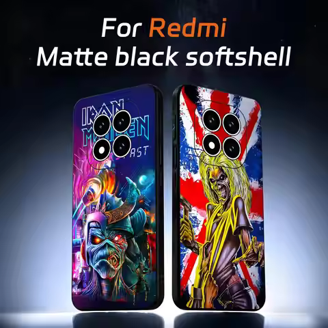 R-Run-To-The-H-Hills-Iron-M-MaidenES Phone Case For Redmi Note15 14 13 12 11Pro Plus 5G 14C A3 Soft 