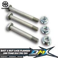UNITRACK BOLT + NUT PACKAGE KLX 140 150 230 DTRACKER 150 92154-1185 92153-1828 92153-1829 92015-1433