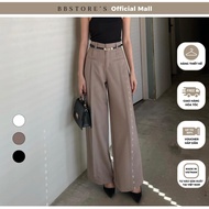 BBSTORE'S Flattering Vertical Pleated Office Pants - Q1842