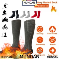 MUNDAN Warmer Socks Battery Power Boot Unisex Feet Warmer