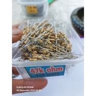 10 pcs resistor 1/2 watt 47k ohm