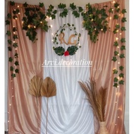 Terlaris Paket Dekorasi Lamaran / Backdrop Background Lamaran /