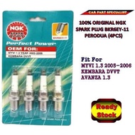 100% ORIGINAL NGK SPARK PLUG BKR6EY-11 PERODUA (4PCS)