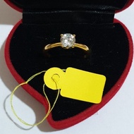 10k Saudi gold engagement ring-750