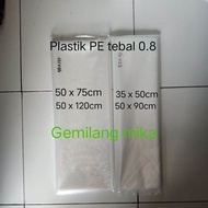 Plastik packing ikan koi/arwana(tebal 0.8) isi 1000gram