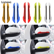 LUA-1 Pair Anti Collision Trim Sticker Side Rearview Mirror Mount Reflective Car Styling