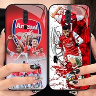O-1 Arsenal tempered Glass Phone Case OPPO Reno A5 A12E A9X A9 2Z A3S 2F F11 2019 2020 Pro