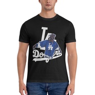 Tupac La Royal Blue West Side 2Pac Dodgers Go Blue Row Nwa Shakur Graphics Cotton Print Tshirt