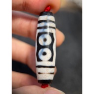 Tibetan dzi 5 eyes chusa lots of oil size 4,2cm*1.2cm