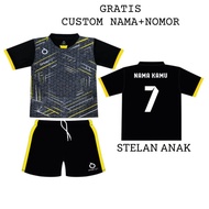 [ Free Sablon Nama Nomor Punggung ] Jersey Futsal Anak-Anak/ Baju Bola