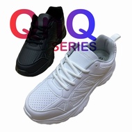 Neckermann 9277 Size 33-41 Lace School Shoe Black White Sport Fashion Indoor Outdoor Sneaker Running