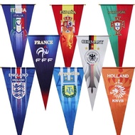 World Cup Bar Event Venue Decorations Hanging Flags Big Pennants German Football Team Flags Hanging 