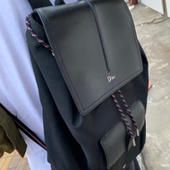Dior帆布拼皮後背包41*30*12 98新配件塵袋
