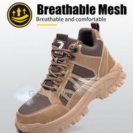 Safety Boots, Steel Toe, Breathable, Lightweight, Used for Safety Protection, Men's BR0K 9IMC