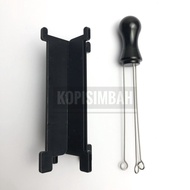 Needle Distributor with Stand Kopi Tamper Jarum Pengaduk Bubuk Kopi