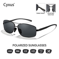 Cyxus Classic Metal Polarized Sunglasses For Women/Mens UV Protection Glasses 1025