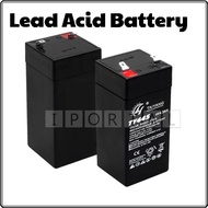 4V 4AH 4.5AH 4 Volts Rechargeable Sealed Lead Acid Battery