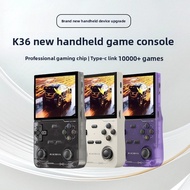 New Style K36 Handheld Game Console Power On Machine Linux HD Screen Portable Retro Nostalgic Game C