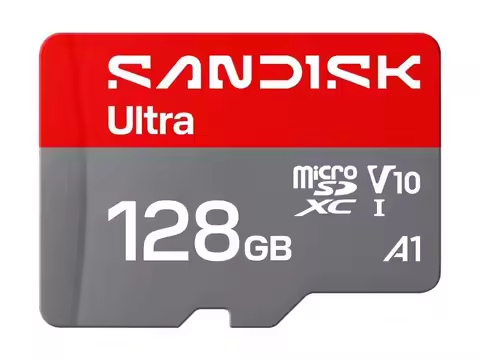 SanDisk Ultra 128GB MicroSD Memory Card Model SDSQUJQ-128G-GZ6MA