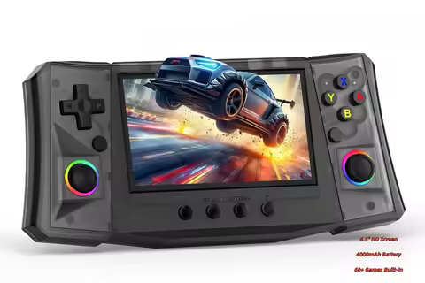 R50 Ultra 4.5 Inch Retro Handheld Game Console – 4000mAh, 2-Player VS, HD Screen, 60+ Classic Games 