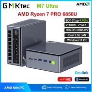 GMKtec M7 Ultra Mini PC AMD Ryzen 7 6850U 8C/16T DDR5 Radeon Graphics Windows 11 Pro WiFi 6 USB4 Dua