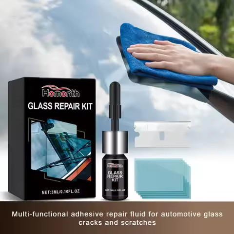 Car Windshield Repair Fluid Multifunctional Windshield Crack Scratch Repair Kit Crack Repair Fluid